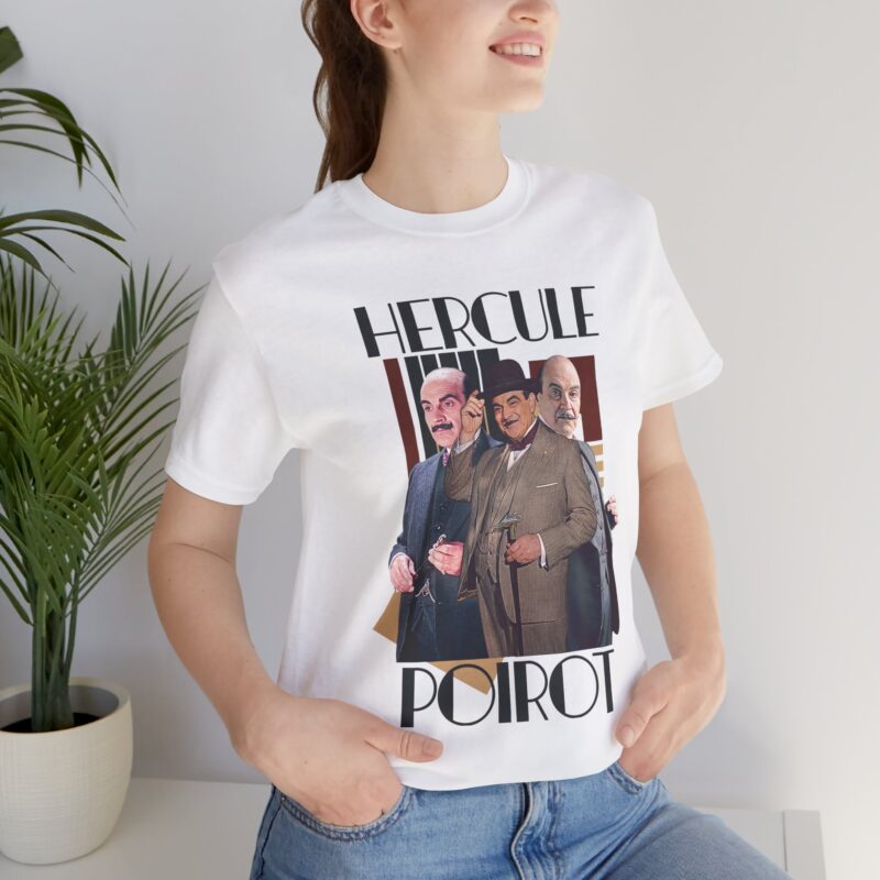 Hercule Poirot Unisex T-Shirt - Art Deco Style Tee