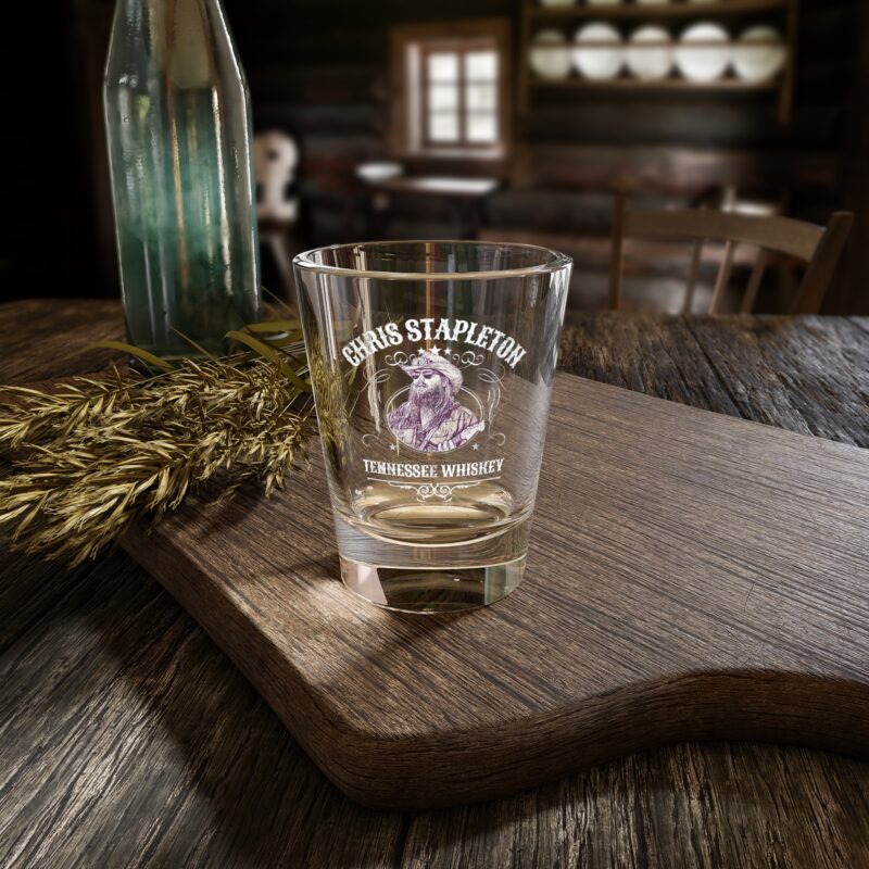 Shot Glass, Tennessee Whiskey Chris Stapleton Country Music Fan Gift Ideas, 1 5oz, Souvenir, Collectible, Barware, Whiskey Lovers Gift