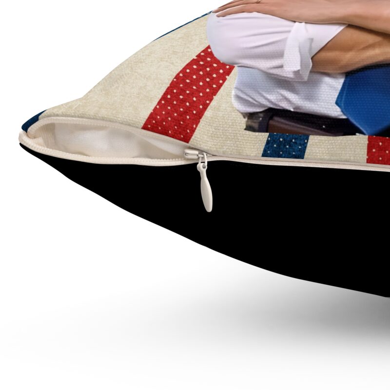Pete Buttigieg Patriotic Square Pillow - Mayor Pete Home Decor Throw Pillow, Gift Ideas Democrats, Political Pillow, American Flag Gift - Image 9