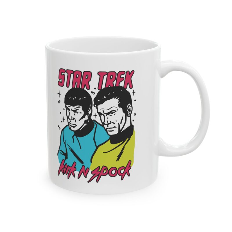 Kirk and Spock Star Trek Ceramic Mug, (11oz, 15oz). Star Trek Gift Ideas. - Image 6