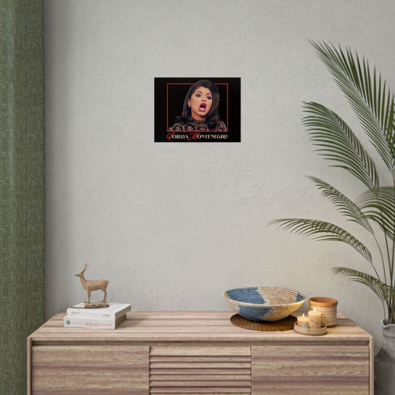 Rolled Poster - Soraya Montenegro Screaming Iconic Bold Art Print for Fans - Mexican Telenovela María la del Barrio - Image 12