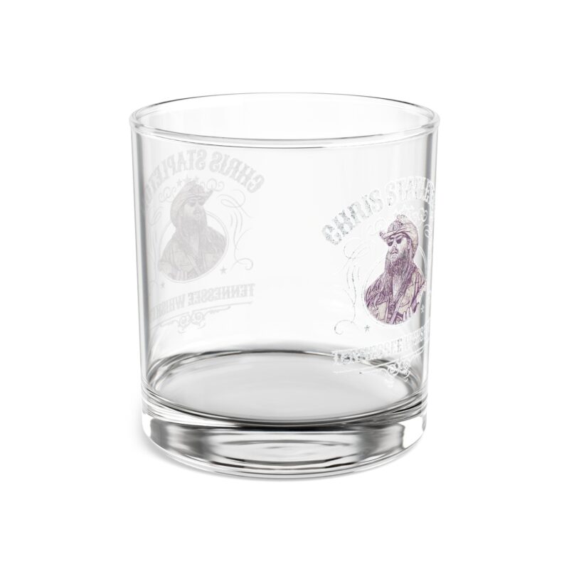 Chris Stapleton Tennessee Whiskey Rocks Glass, 10oz Country Music Fan Gift Idea - Chris Stapleton Whiskey Glassware, - Image 3