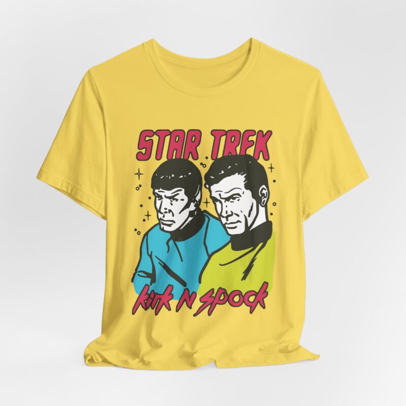 Kirk and Spock Star Trek Unisex Jersey Short Sleeve Tee. Star Trek Tee Gift Idea. - Image 13