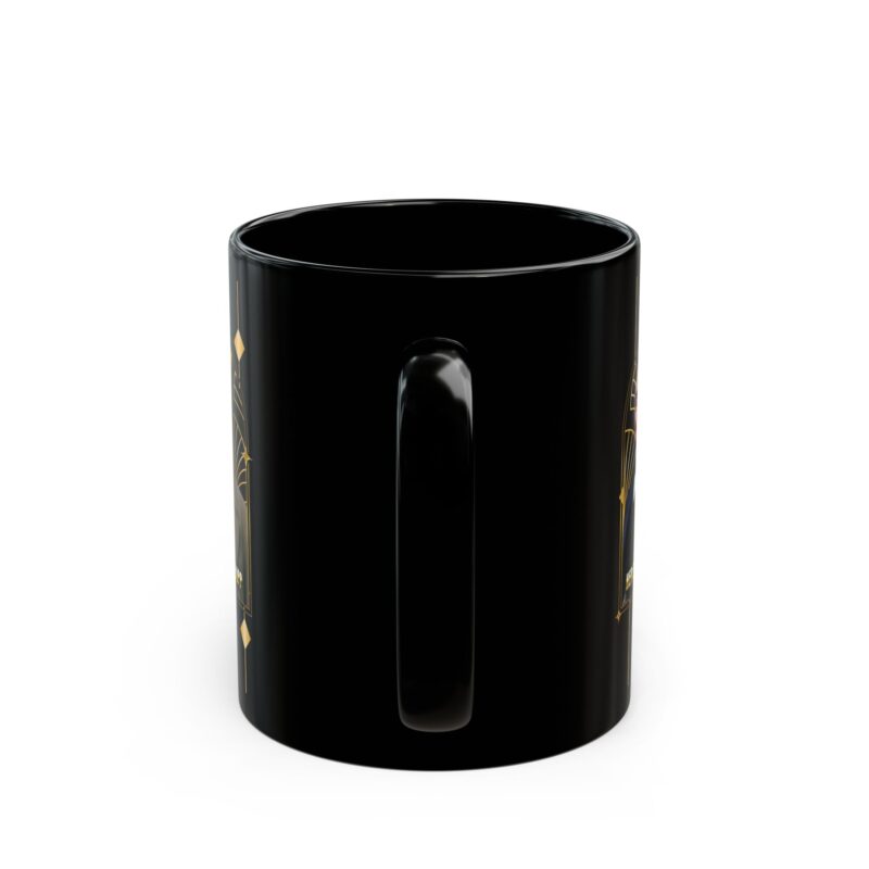 Poirot Art Deco Black Mug, Limited Edition, Hercule Poirot, Felicity Lemon, Captain Hastings, Inspector Japp, 11oz, 15oz, Coffee Cup, Tea - Image 4