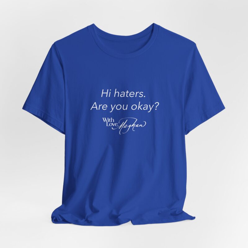 Meghan Sussex Unisex Tee for Self-Love & Humor, Gift for Friends, Shirt for Haters Pro Meghan Markle T-shirt - Image 9