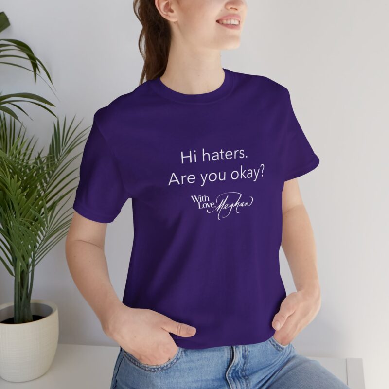 Meghan Sussex Unisex Tee for Self-Love & Humor, Gift for Friends, Shirt for Haters Pro Meghan Markle T-shirt - Image 12