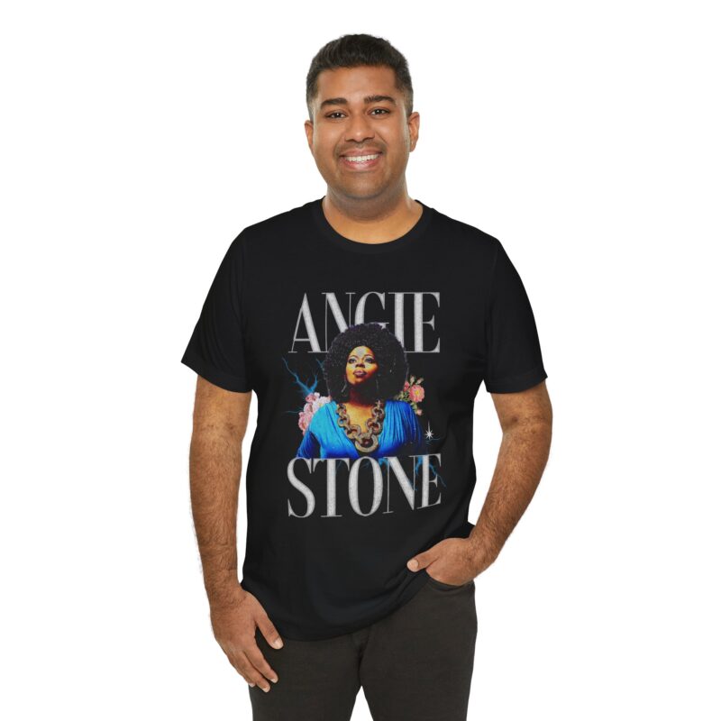 RIP Angie Stone Tribute Unisex Tee, Soul Music R n B Shirt, Bella Canvas RIP Gift, Music Lover T-Shirt, Angie Stone Bootleg Retro Tee - Image 8
