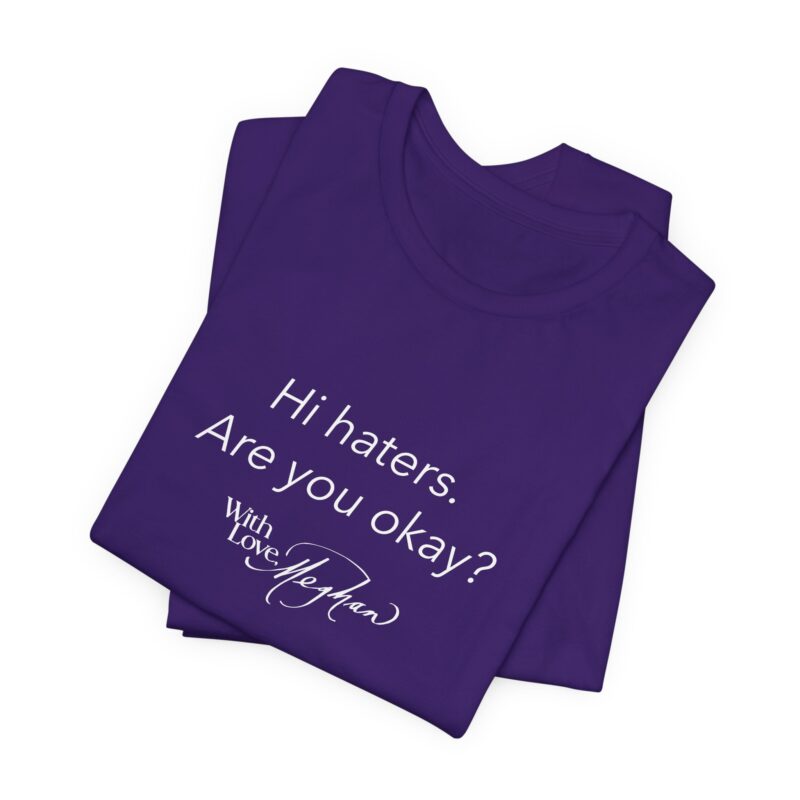Meghan Sussex Unisex Tee for Self-Love & Humor, Gift for Friends, Shirt for Haters Pro Meghan Markle T-shirt - Image 11