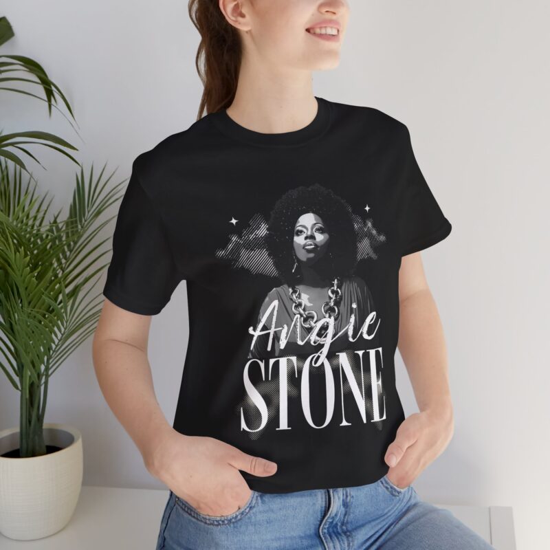 Angie Stone Tribute Unisex Tee, Soul Music R and B Shirt, Bella Canvas RIP Gift, Angie Stone Gift Ideas. Soul Music tee.