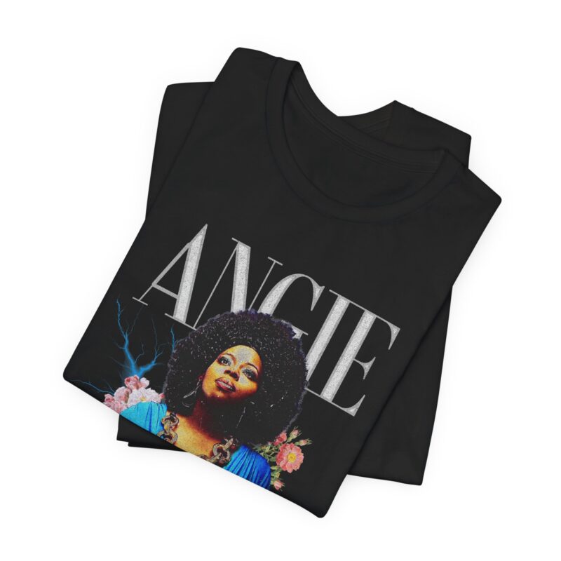 RIP Angie Stone Tribute Unisex Tee, Soul Music R n B Shirt, Bella Canvas RIP Gift, Music Lover T-Shirt, Angie Stone Bootleg Retro Tee - Image 4