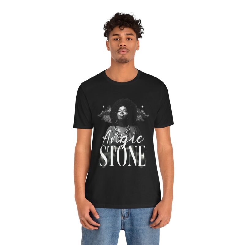 Angie Stone Tribute Unisex Tee, Soul Music R and B Shirt, Bella Canvas RIP Gift, Angie Stone Gift Ideas. Soul Music tee. - Image 4