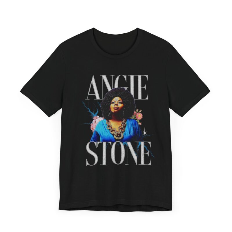 RIP Angie Stone Tribute Unisex Tee, Soul Music R n B Shirt, Bella Canvas RIP Gift, Music Lover T-Shirt, Angie Stone Bootleg Retro Tee - Image 5