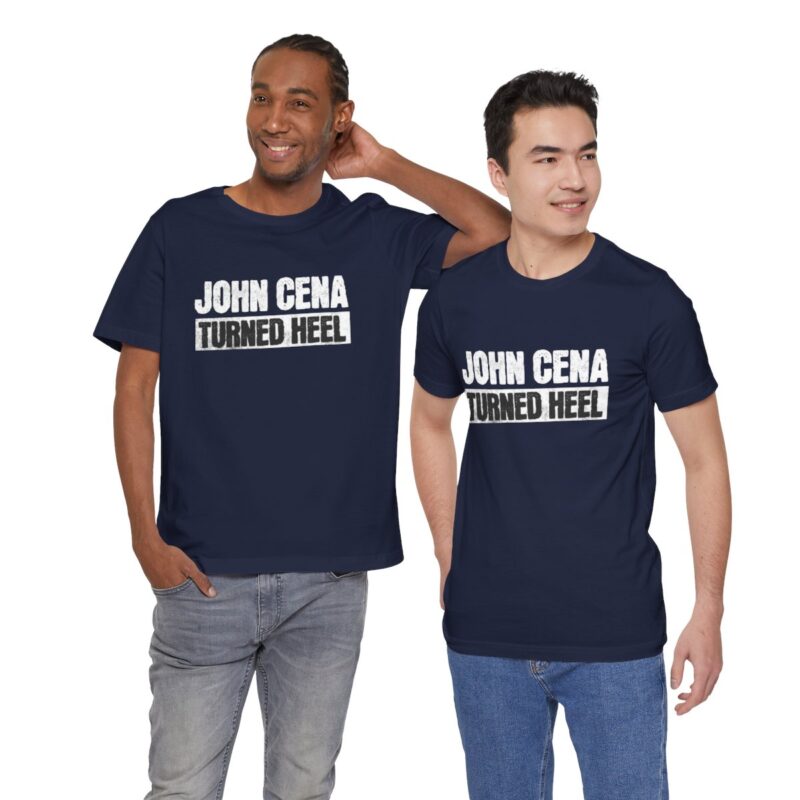 John Cena Turned Heel Tee, Wrestling Themed T-Shirt, Unisex Gift for Wrestling Fans, Casual Wear, Gym Shirt, Unique Collector's Item - Image 5