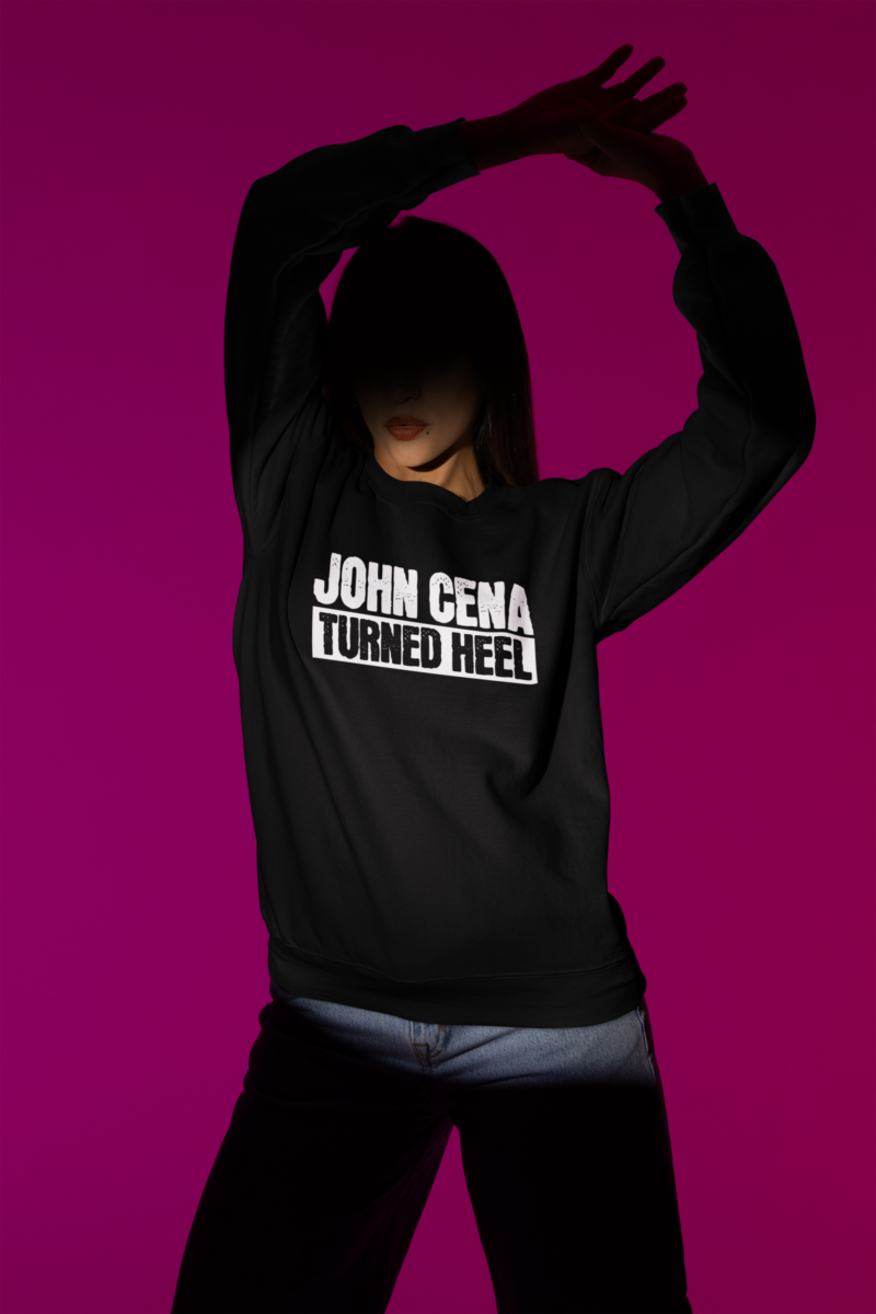 John Cena Turned Heel Sweatshirt - Gift for Wrestler Fans, Casual Wear, Wrestling Fan Sweatshirt, Sports Merchandise, Unisex Sweatshirt, - Image 7
