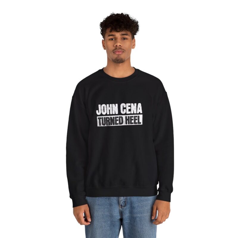 John Cena Turned Heel Sweatshirt - Gift for Wrestler Fans, Casual Wear, Wrestling Fan Sweatshirt, Sports Merchandise, Unisex Sweatshirt, - Image 2
