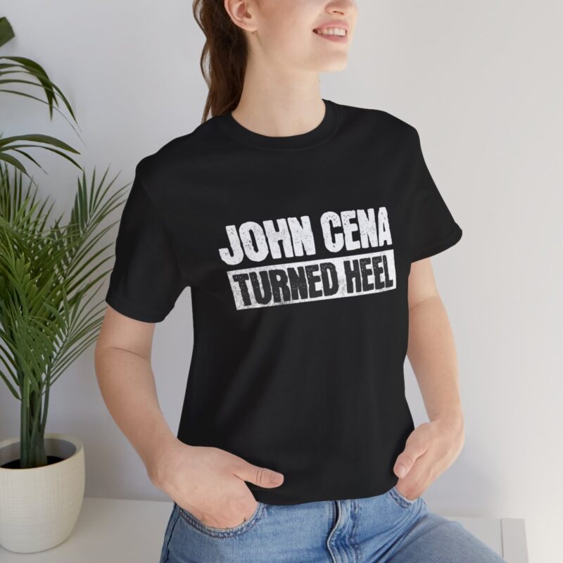 John Cena Turned Heel Tee, Wrestling Themed T-Shirt, Unisex Gift for Wrestling Fans, Casual Wear, Gym Shirt, Unique Collector's Item - Image 9