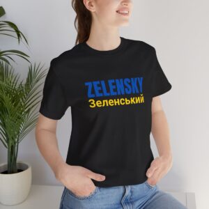 Show your support for Ukraine with our Pro Zelensky Pro Ukraine T-Shirt! Featuring bold, patriotic designs, this shirt celebrates President Volodymyr Zelensky and Ukrainian resilience.