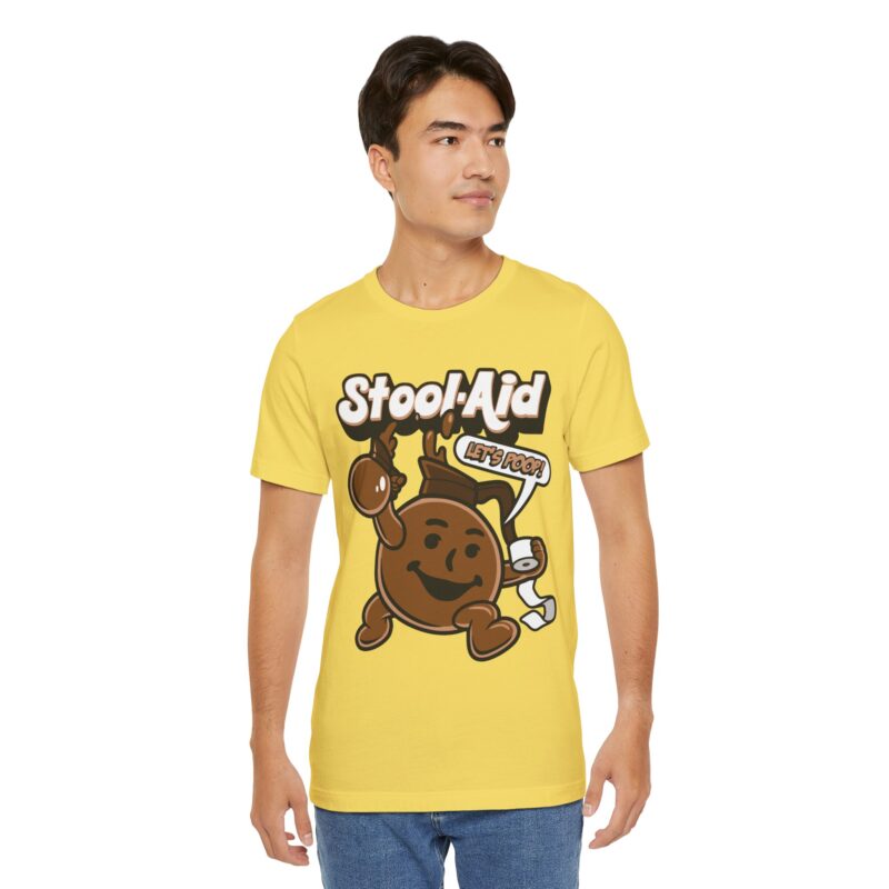 Funny Stool Aid Unisex Jersey Tee - Quirky Humor T-Shirt. Funny Tee Gift Idea - Image 10