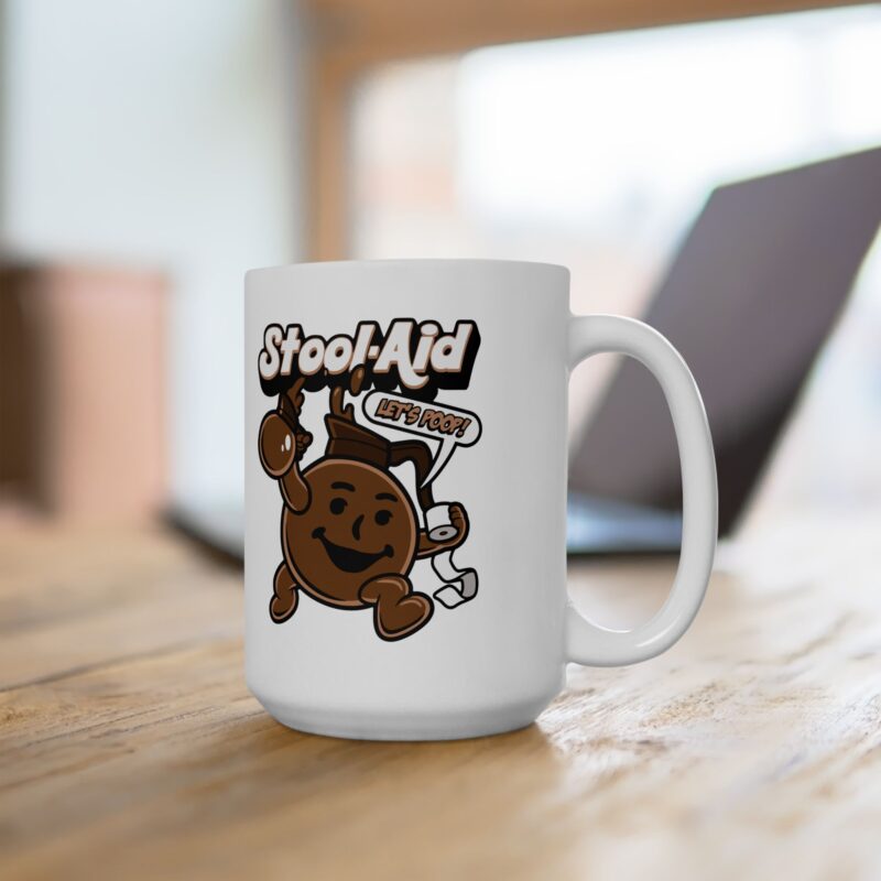 Funny Retro Kool-Aid Coffee Mug – 11oz & 15oz Options. Stool-Aid Coffee Mug Gift Idea. - Image 8