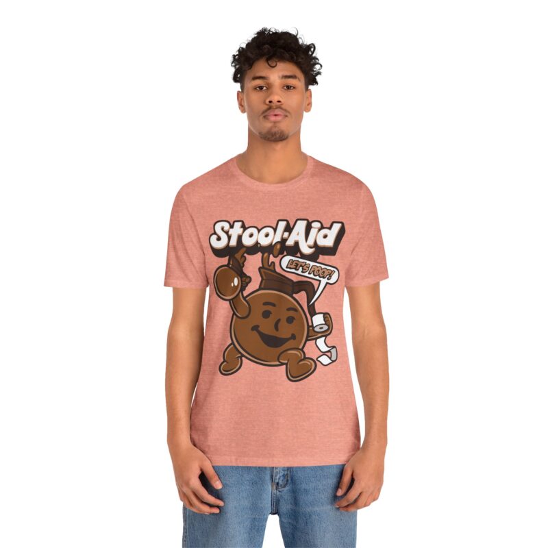 Funny Stool Aid Unisex Jersey Tee - Quirky Humor T-Shirt. Funny Tee Gift Idea - Image 6