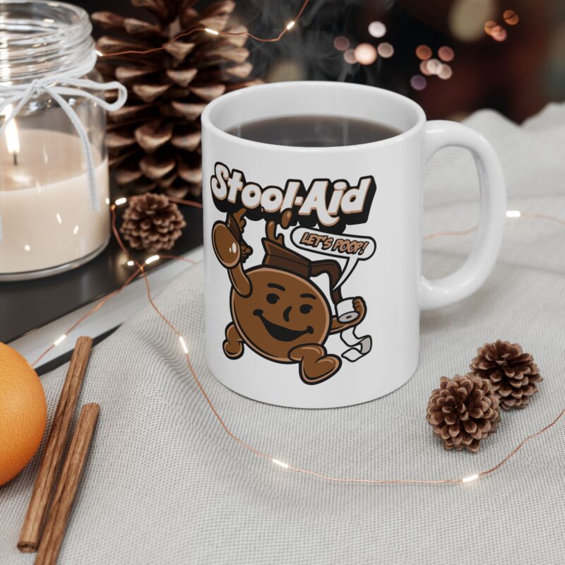 Funny Retro Kool-Aid Coffee Mug – 11oz & 15oz Options. Stool-Aid Coffee Mug Gift Idea. - Image 4
