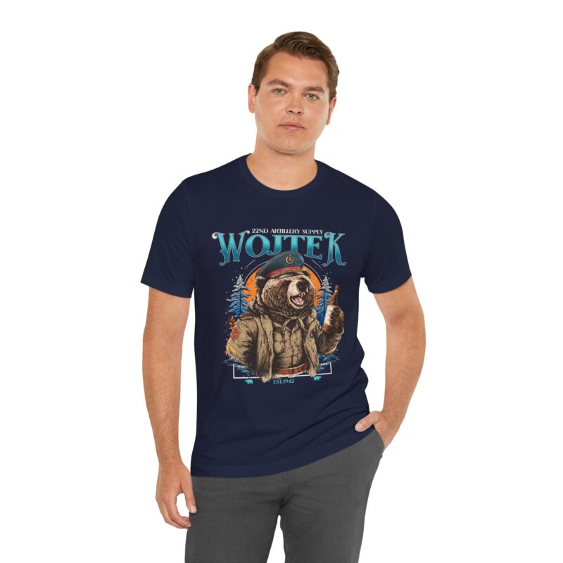Vintage Style Wojtek Bear Unisex Graphic Tee, Fun Animal Shirt, WWII Polish Bear, Outdoor Adventure Apparel - Image 10