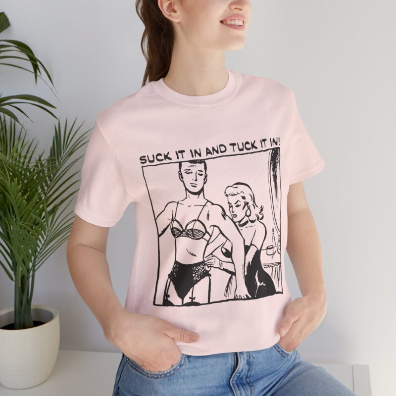 Cross Dressing couple Graphic Tee with Humor, Fun T-Shirt, Gift for Friends,LGBTQ+ Pride, Retro Vibes - Image 4