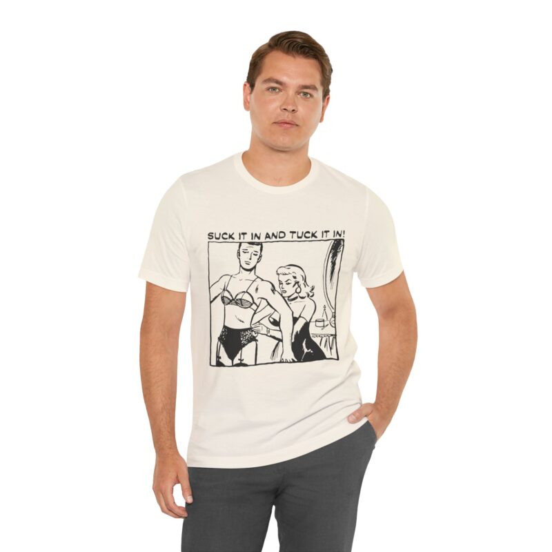 Cross Dressing couple Graphic Tee with Humor, Fun T-Shirt, Gift for Friends,LGBTQ+ Pride, Retro Vibes - Image 9